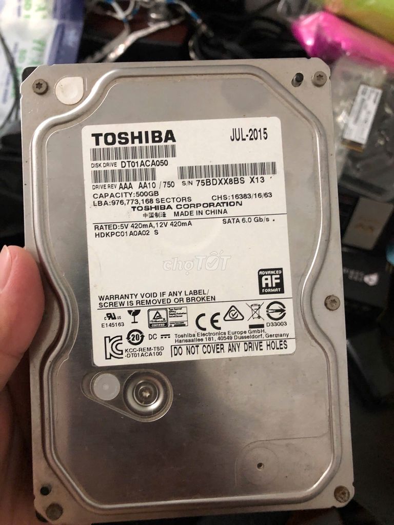 HDD TOSHIBA 500GB