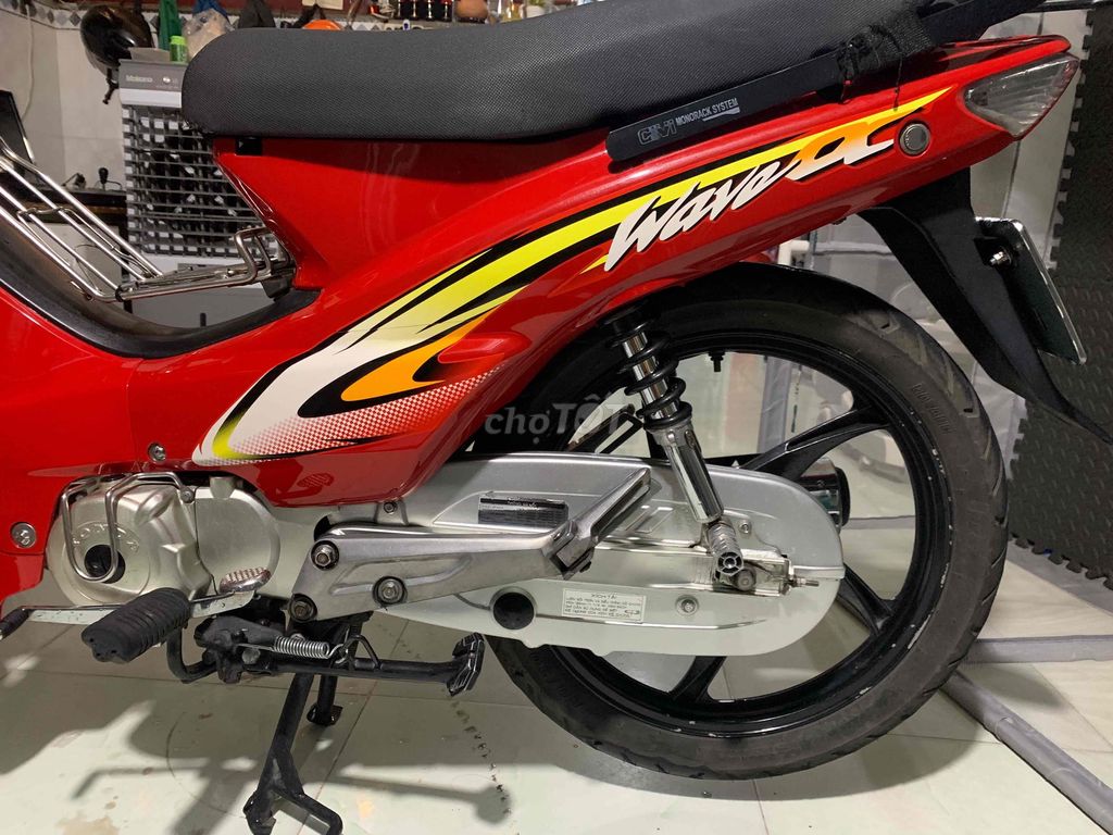 Honda Wave 50cc тюнинг 100cc с красным корейским ПТС