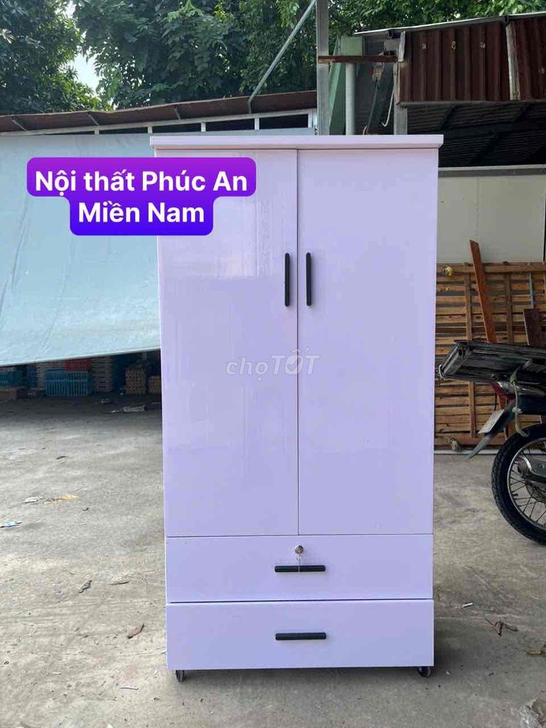 Tủ Áo Nhựa_2 cánh_freeship_đủ màu_nhiều kích thước