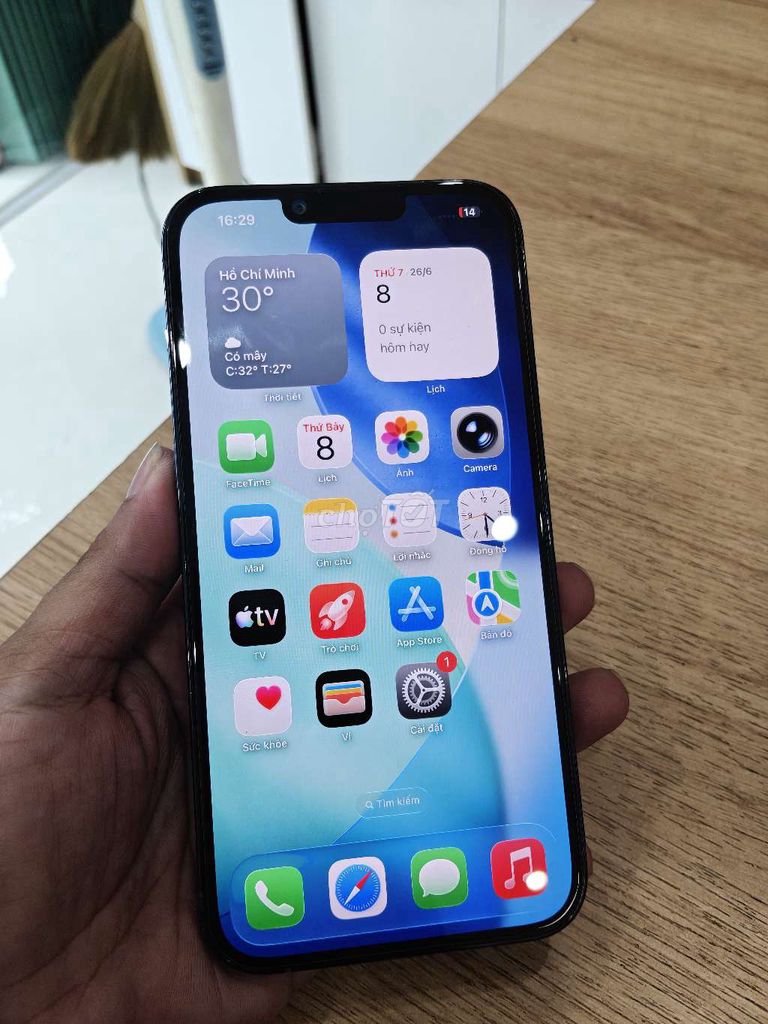 Apple iPhone 13 Pro Max 128GB Xám. Mua bán Điện thoại tại Quận Liên Chiểu Đà Nẵng được đăng bởi Công Lực hình 1