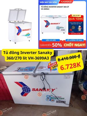 Tủ đông Inverter Sanaky 360/270 lít VH-3699A3. Mua bán Tủ lạnh tại Quận 7 Tp Hồ Chí Minh được đăng bởi Điện Máy Sài Gòn Quận 7