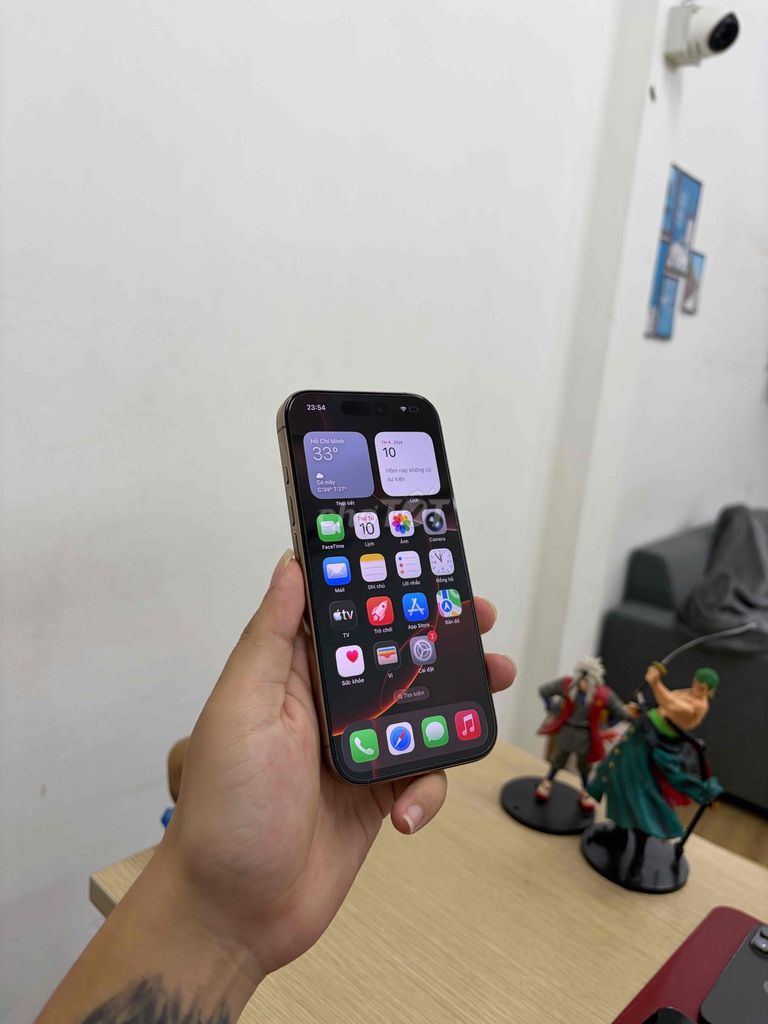 iPhone 16 Pro QTE 128G Sa Mạc Like new BH 8-2026. Mua bán Điện thoại tại Quận Cầu Giấy Hà Nội được đăng bởi Trung Kiên Trả Góp Bao Nợ Xấu hình 1