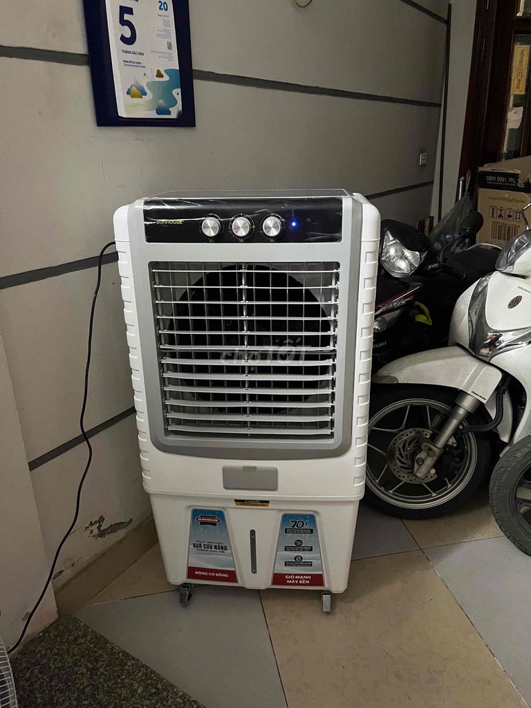 Quạt điều hoà hơi nước Sunhouse 70L-200W. Mua bán Quạt tại Quận Hoàng Mai Hà Nội được đăng bởi phạm văn trường hình 1