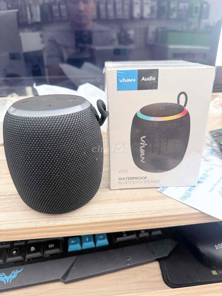 Loa Bluetooth Vivan VS15 Đen Chống nước. Mua bán Tivi, Âm thanh tại Huyện Cầu Kè Trà Vinh được đăng bởi Hưng Mobile hình 1