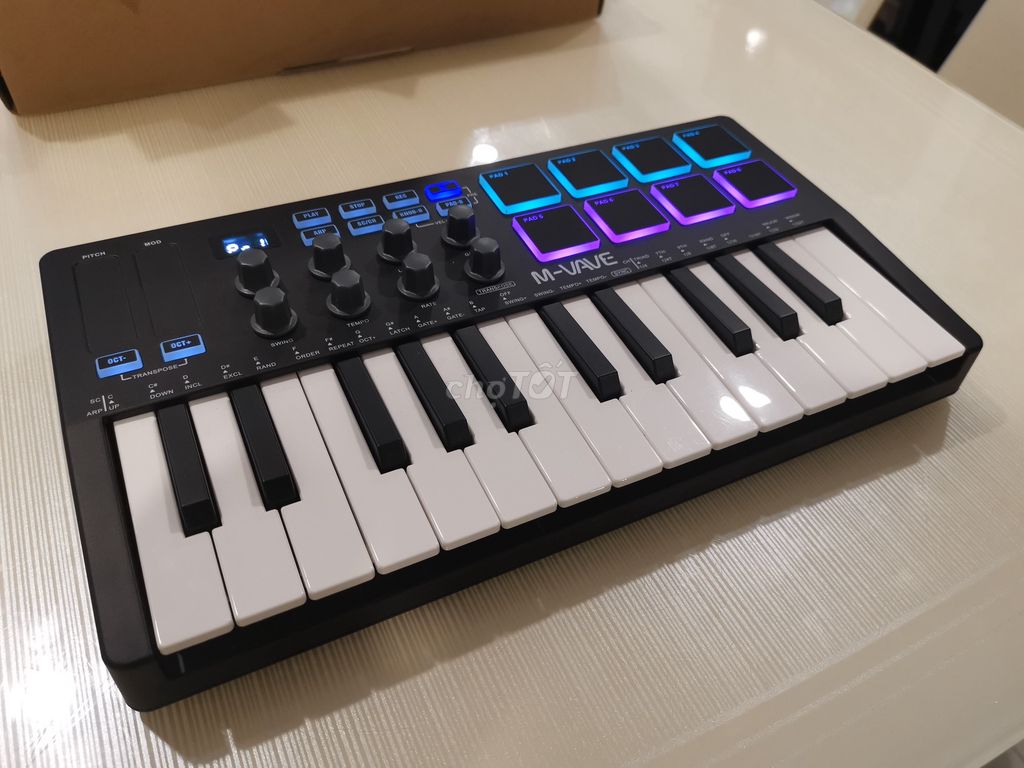Đàn MIDI Controller M-VAVE SMK-25 Đen. Mua bán Nhạc cụ tại Quận Bắc Từ Liêm Hà Nội được đăng bởi Eskenazi Sébastien hình 1