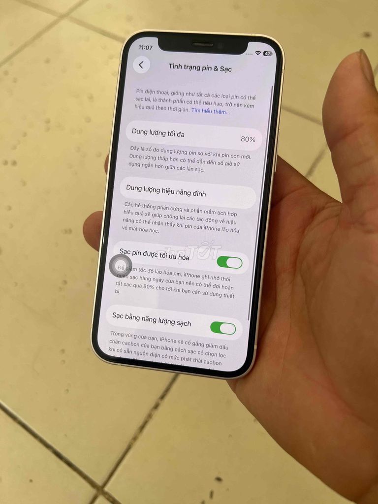 Apple iPhone 12 mini 64GB Bạc. Mua bán Điện thoại tại Thành phố Thủ Đức Tp Hồ Chí Minh được đăng bởi khang nguyễn hình 1