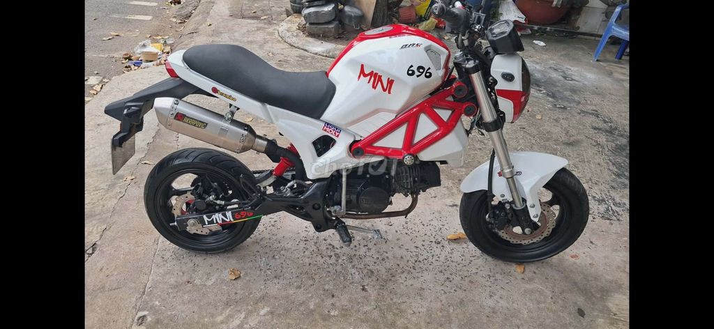 Ducati Mini màu Trắng Đỏ. Mua bán Xe máy tại Huyện Đất Đỏ Bà Rịa - Vũng Tàu được đăng bởi Trường hình 3