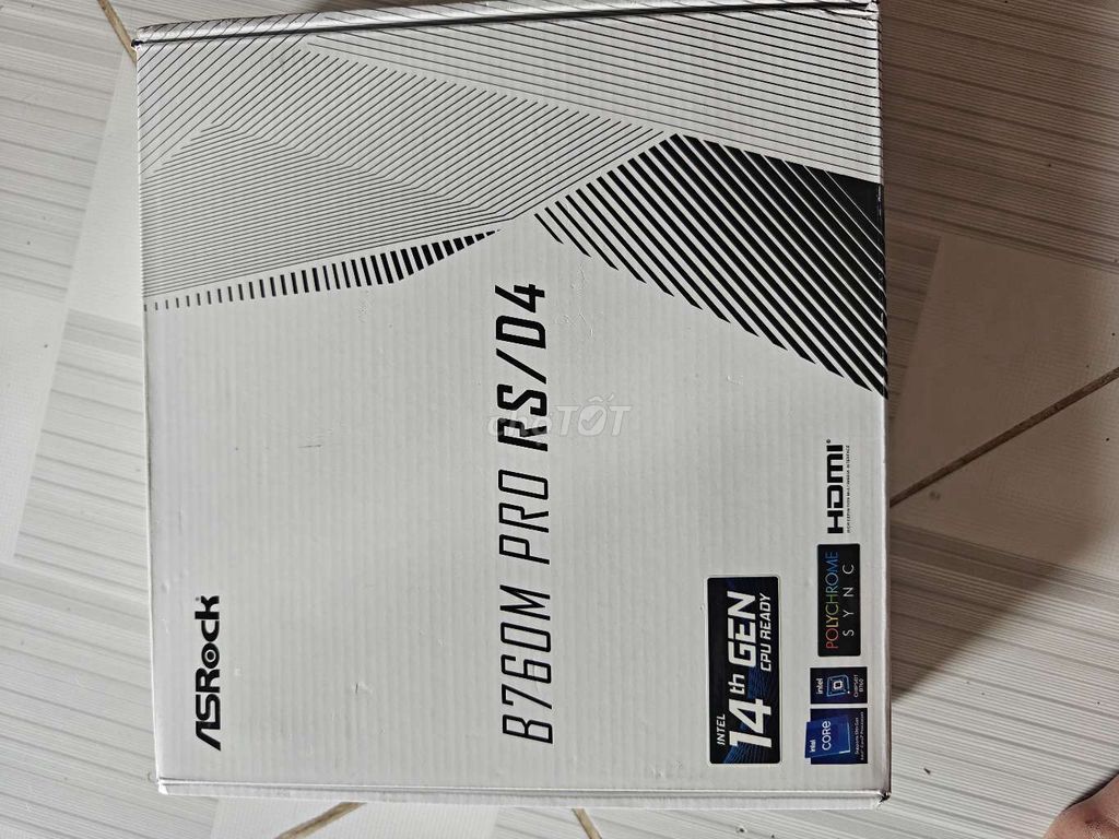 ASRock B760M PRO RS/D4 và cpu Intel 14400 new. Mua bán Linh kiện (RAM, Card...) tại Huyện Dương Minh Châu Tây Ninh được đăng bởi Danh hình 1