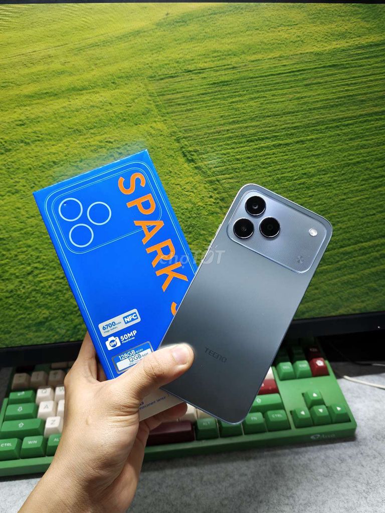TECNO SPARK 50 128GB XÁM FULLBOX. Mua bán Điện thoại tại Quận Tân Bình Tp Hồ Chí Minh được đăng bởi Anh Phong tới  hình 1