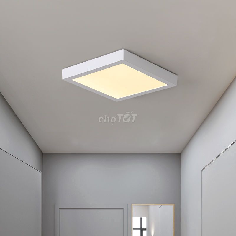 Đèn LED vuông ốp trần 12W mới 100%