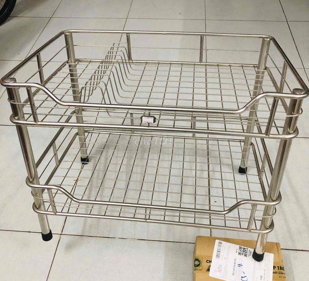 Thanh lý siêu rẻ Kệ chén bát Inox mới 100%. Mua bán Nội thất, đồ gia dụng khác tại Thị xã Bến Cát Bình Dương được đăng bởi Phương Nguyễn hình 1
