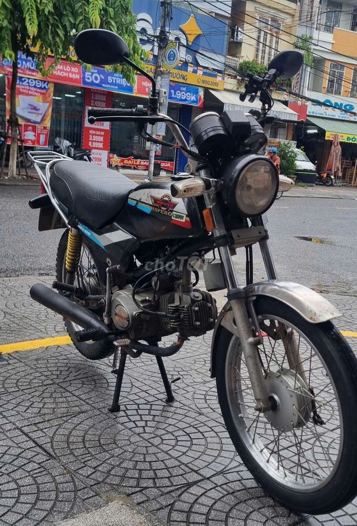 Мотоцикл Win Espero 120cc с ручным сцеплением, чёрный