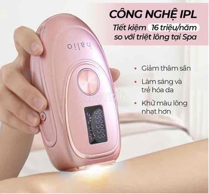 Máy triệt lông Halio IPL Hồng. Mua bán Phụ kiện thời trang khác tại Huyện Nhơn Trạch Đồng Nai được đăng bởi Trần Nguyễn Khôi Anh hình 1