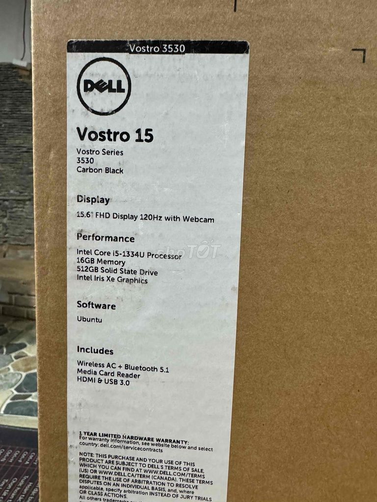 Dell Vostro 3530 i5G13/16/512SSD/120Hz15.6