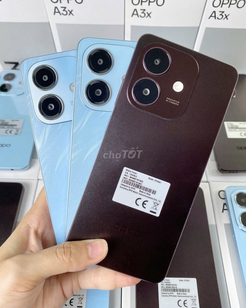 Oppo A3x Fullbox, Nguyên Seal + Pin 5100mAh. Mua bán Điện thoại tại Thành phố Thủ Đức Tp Hồ Chí Minh được đăng bởi T MOBILE SINCE2010 hình 1
