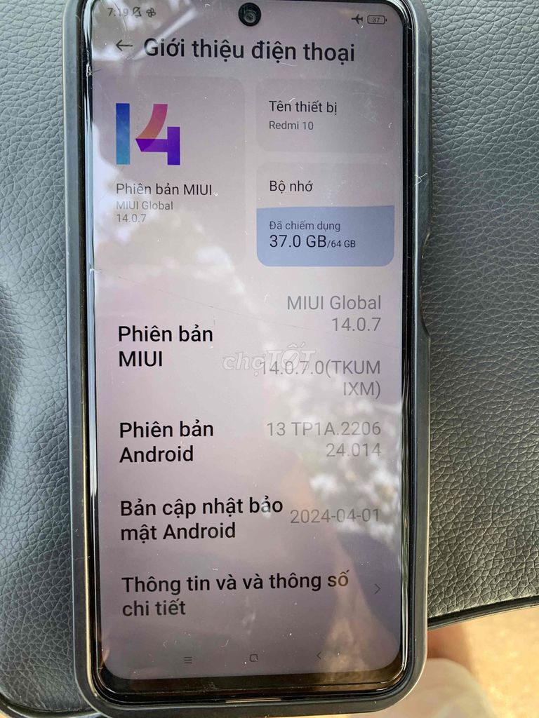Xiaomi Redmi 10 64GB Đen. Mua bán Điện thoại tại Quận Bình Tân Tp Hồ Chí Minh được đăng bởi minh hình 1