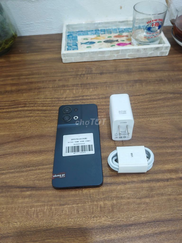 Oppo Reno 8 5G 8/256 Đen sạc 80w có ship COD. Mua bán Điện thoại tại Quận Hoàng Mai Hà Nội được đăng bởi Trần Ngọc Hiếu hình 1