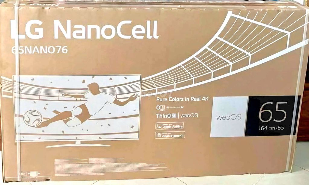 TV QLED LG 65NANO76 65in 4K NANO CELL BảoHành 2026