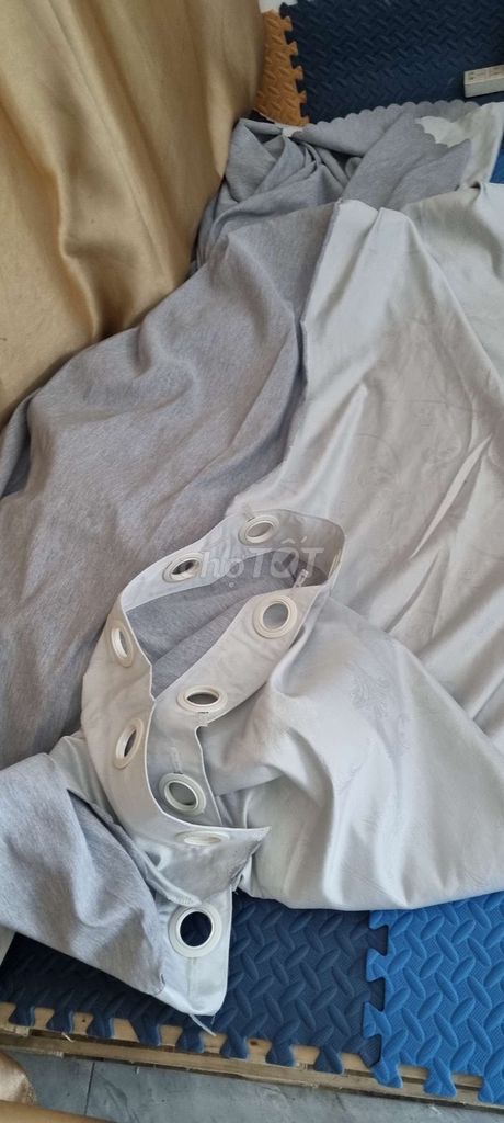 Rèm cửa Vải 2 mặt Xám Trắng. Mua bán Nội thất, đồ gia dụng khác tại Quận 12 Tp Hồ Chí Minh được đăng bởi Ngọc Vi hình 1