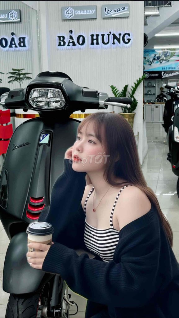 Vespa Sprint 2022 Đen Nhám chính chủ công chứng. Mua bán Xe máy tại Quận Phú Nhuận Tp Hồ Chí Minh được đăng bởi VESPA  PIAGGIO BẢO HƯNG Vespa cũ trả góp  hình 1