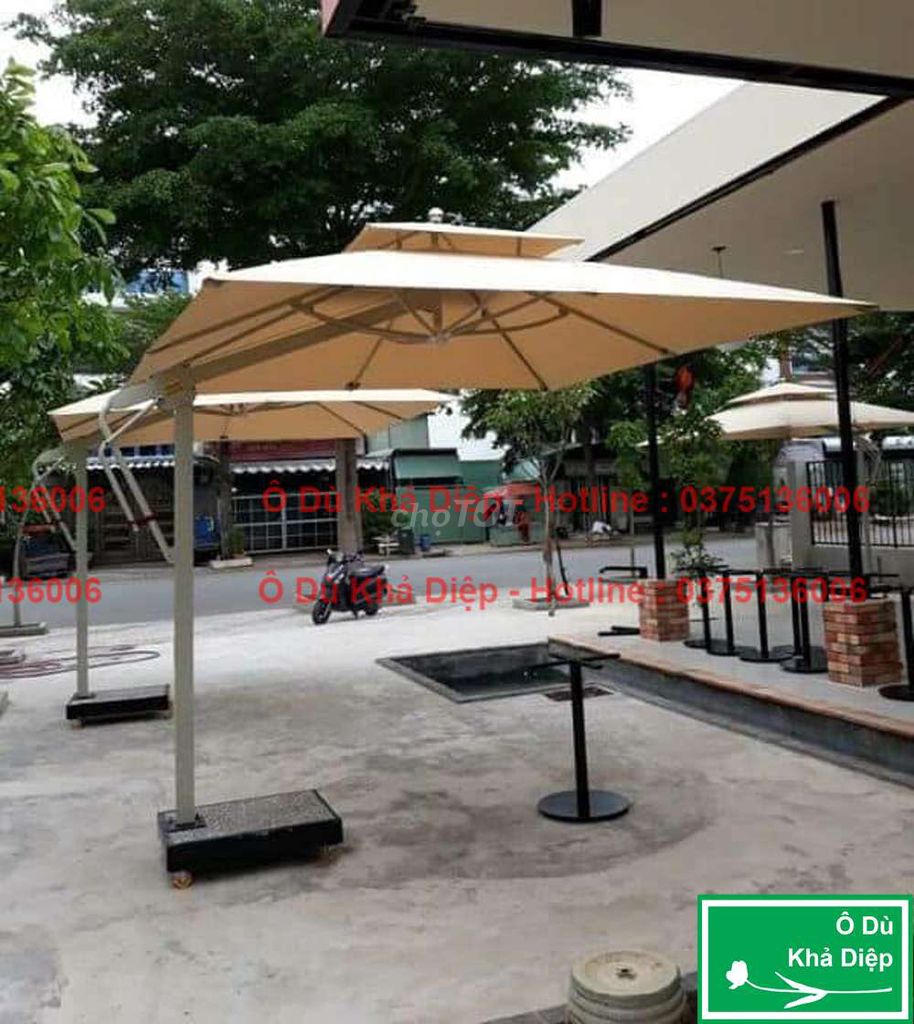 Dù lệch tâm vuông 3m x 3m đã qua sử dụng. Mua bán Nội thất, đồ gia dụng khác tại Quận Hải Châu Đà Nẵng được đăng bởi tran minh khoa hình 1