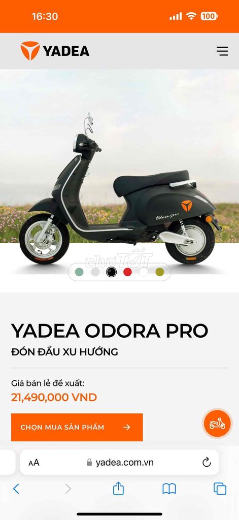 Xe máy điện Yadea Odora Pro. Mua bán Xe điện tại Thành phố Tây Ninh Tây Ninh được đăng bởi Nguyễn Ngọc Diệp hình 6