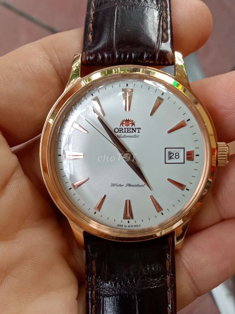 Đồng hồ Orient Nam dây da Nâu. Mua bán Đồng hồ tại Thành phố Thái Bình Thái Bình được đăng bởi Phạm Thu hình 1