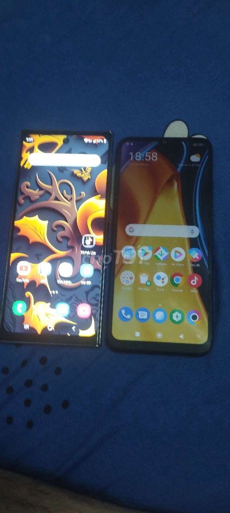 Poco C40 Đen + s23 ultra. Mua bán Điện thoại tại Quận 12 Tp Hồ Chí Minh được đăng bởi hai lúa  hình 1