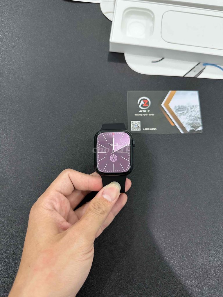 Apple Watch s8/45 nhôm đen GPS