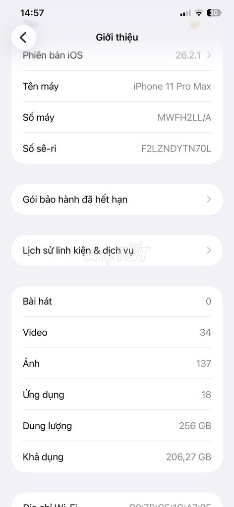 Apple iPhone 11 Pro Max 256GB. Mua bán Điện thoại tại Huyện Giao Thủy Nam Định được đăng bởi Khong co ten hình 1