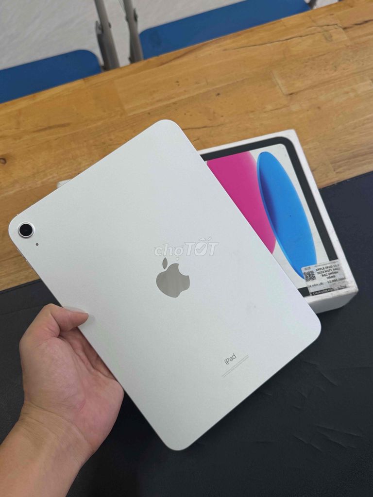 Apple iPad 10th Gen 64GB Bạc zin đẹp. Mua bán Máy tính bảng tại Huyện Hóc Môn Tp Hồ Chí Minh được đăng bởi Mạnh Phát Mobile hình 1