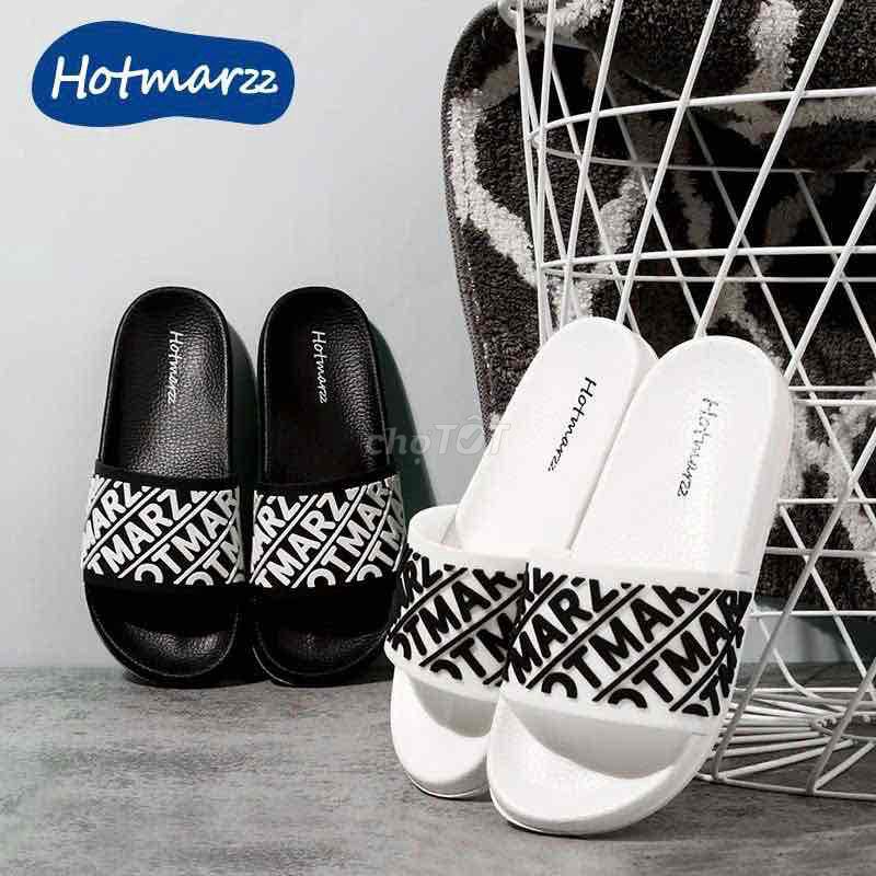 Dép lê Hotmarzz Nam Nữ Đen Trắng. Mua bán Giày dép tại Quận 1 Tp Hồ Chí Minh được đăng bởi Lâm thiên đường hàng hiệu hình 1