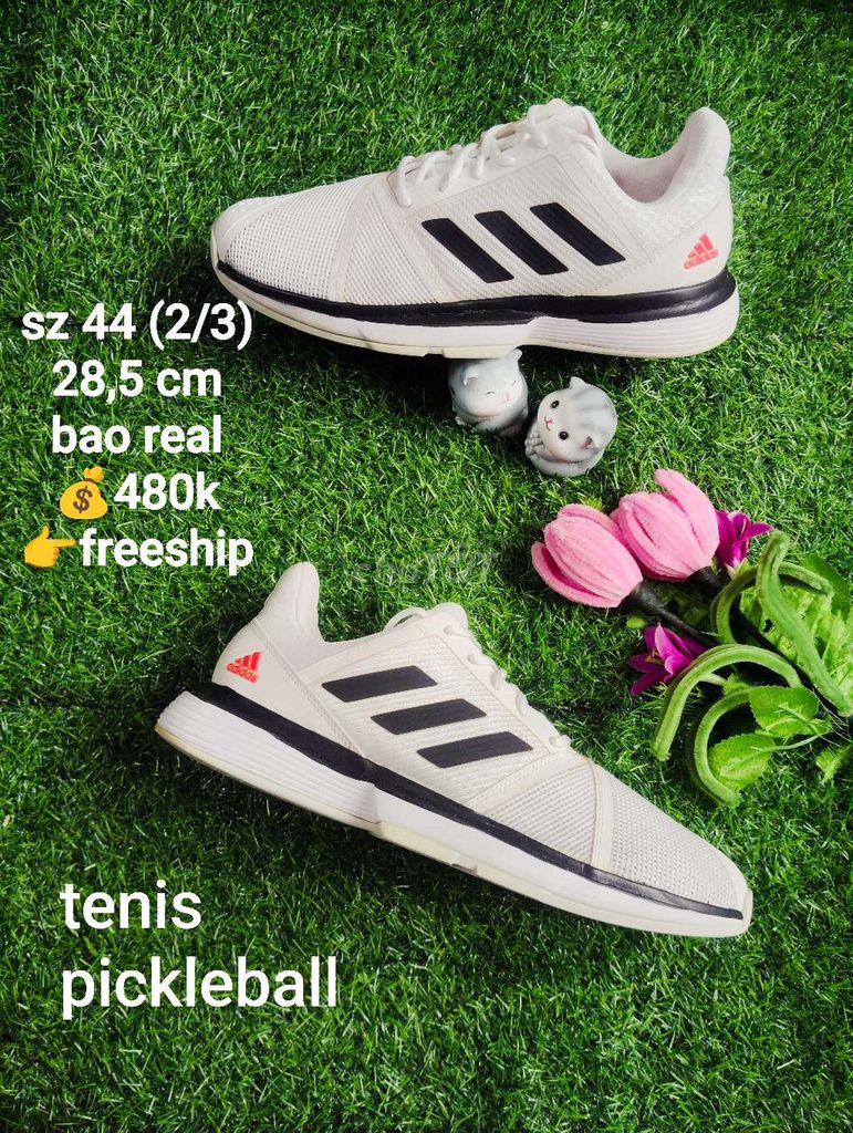 Giày thể thao Adidas Court Jam Vải Trắng 44. Mua bán Giày dép tại Thị xã Sơn Tây Hà Nội được đăng bởi Duong hình 1
