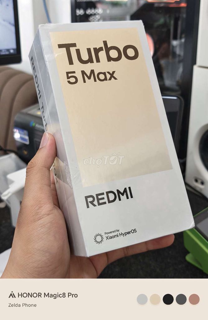 Xiaomi Turbo 5 Max 255GB Trắng, Cam Newseal. Mua bán Điện thoại tại Quận Ninh Kiều Cần Thơ được đăng bởi Zelda Phone hình 1