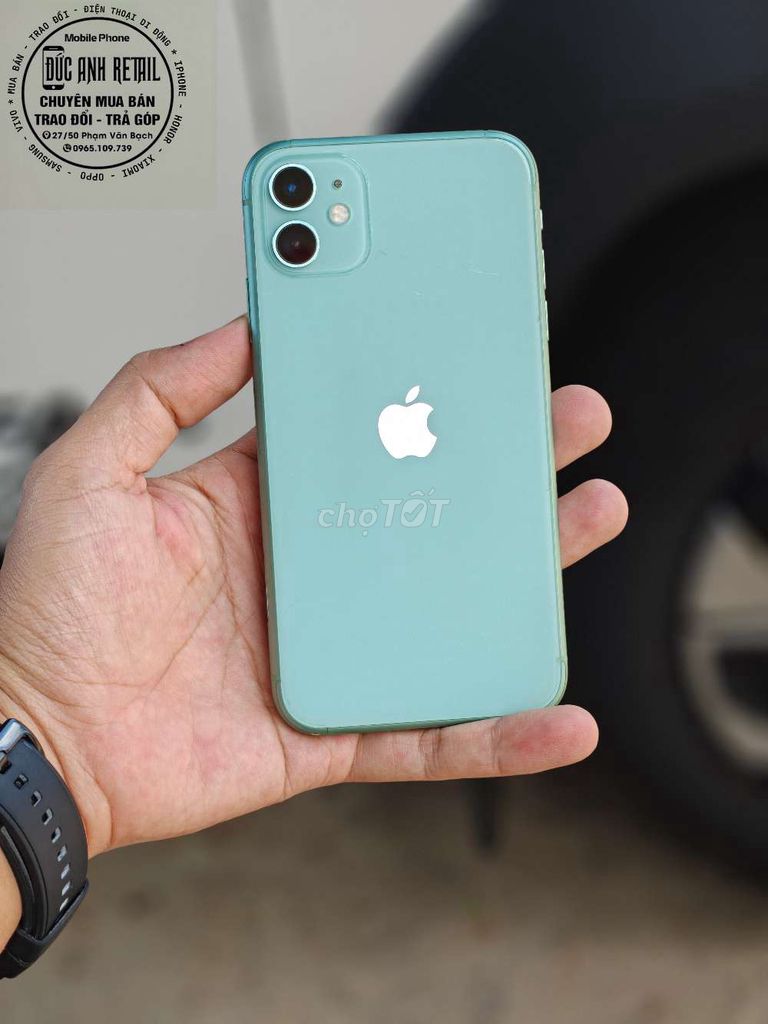 Apple iPhone 11 128GB Xanh lá. Mua bán Điện thoại tại Thành phố Buôn Ma Thuột Đắk Lắk được đăng bởi Đức Anh Retail hình 1