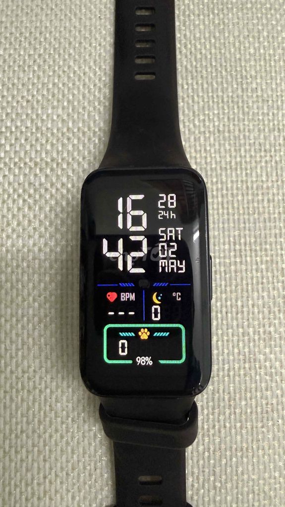 Huawei Band 8 Đen. Mua bán Thiết bị đeo thông minh tại Thành phố Thủ Đức Tp Hồ Chí Minh được đăng bởi Minh Luân hình 1
