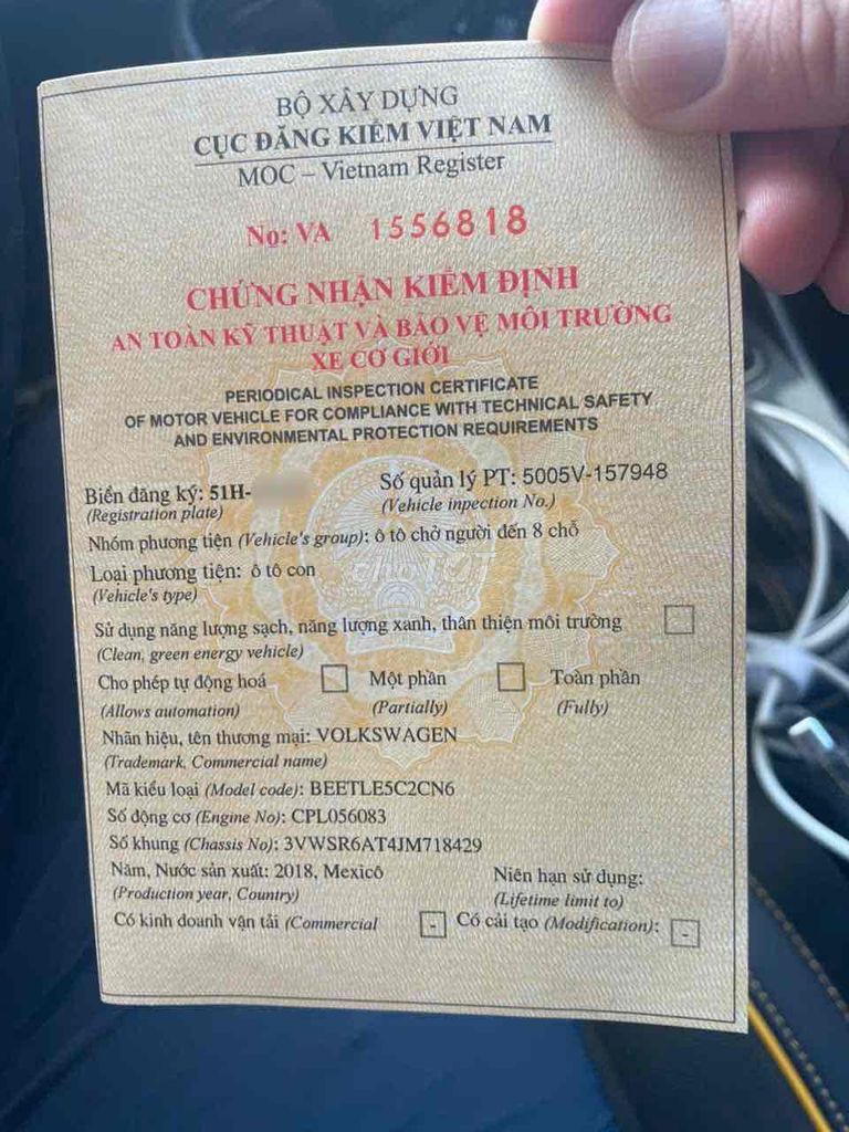 Volkswagen Beetle 2018 Dune - 43683 km. Mua bán Ô tô tại Quận 3 Tp Hồ Chí Minh được đăng bởi Minh Khoa Volkswagen hình 4