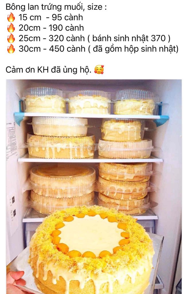 Bán các loại bánh ngọt và bông lan trứng muối !. Mua bán Đồ ăn, thực phẩm và các loại khác tại Quận 3 Tp Hồ Chí Minh được đăng bởi Mr Wang hình 1