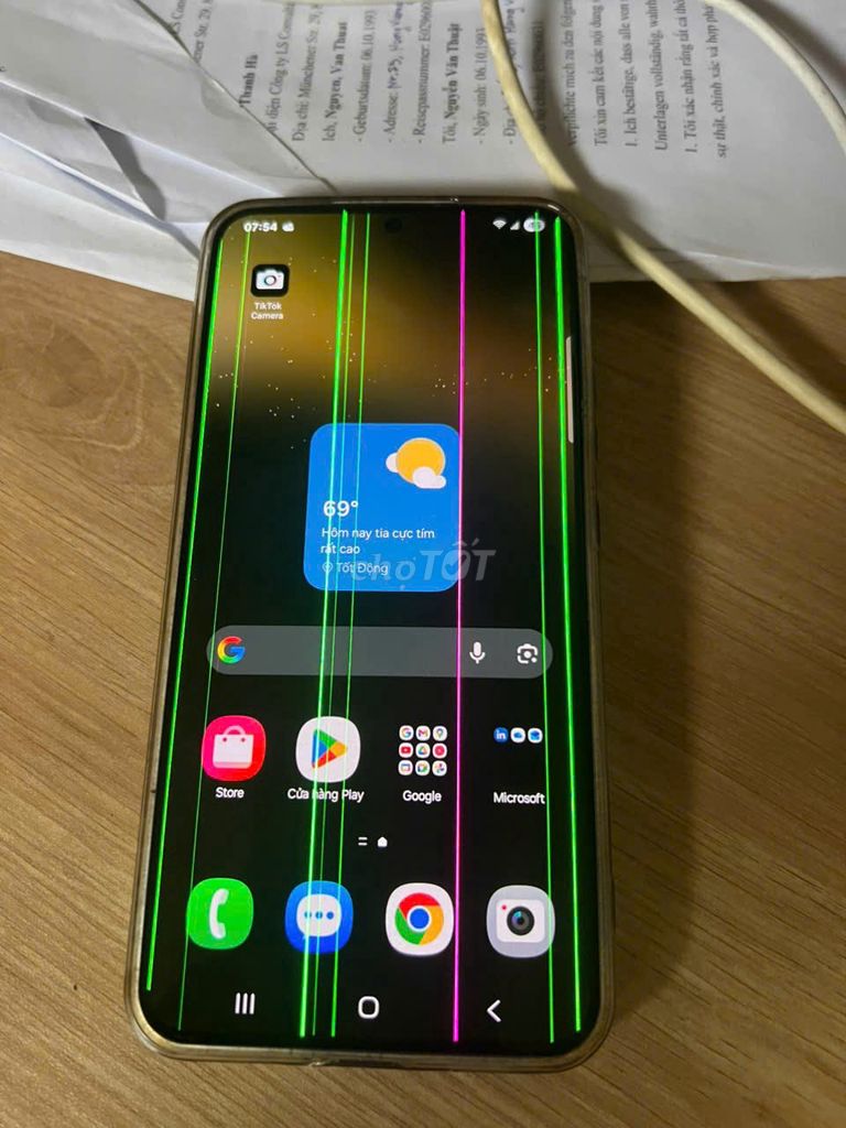 Samsung S22 Plus lỗi sọc màn hình. Mua bán Điện thoại tại Huyện Chương Mỹ Hà Nội được đăng bởi Nguyễn Phúc Thuật hình 1