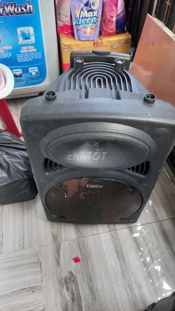 Loa kéo Enkor Bluetooth USB AUX Đen Đã sử dụng. Mua bán Tivi, Âm thanh tại Huyện Nhà Bè Tp Hồ Chí Minh được đăng bởi nguyên văn năm  hình 1