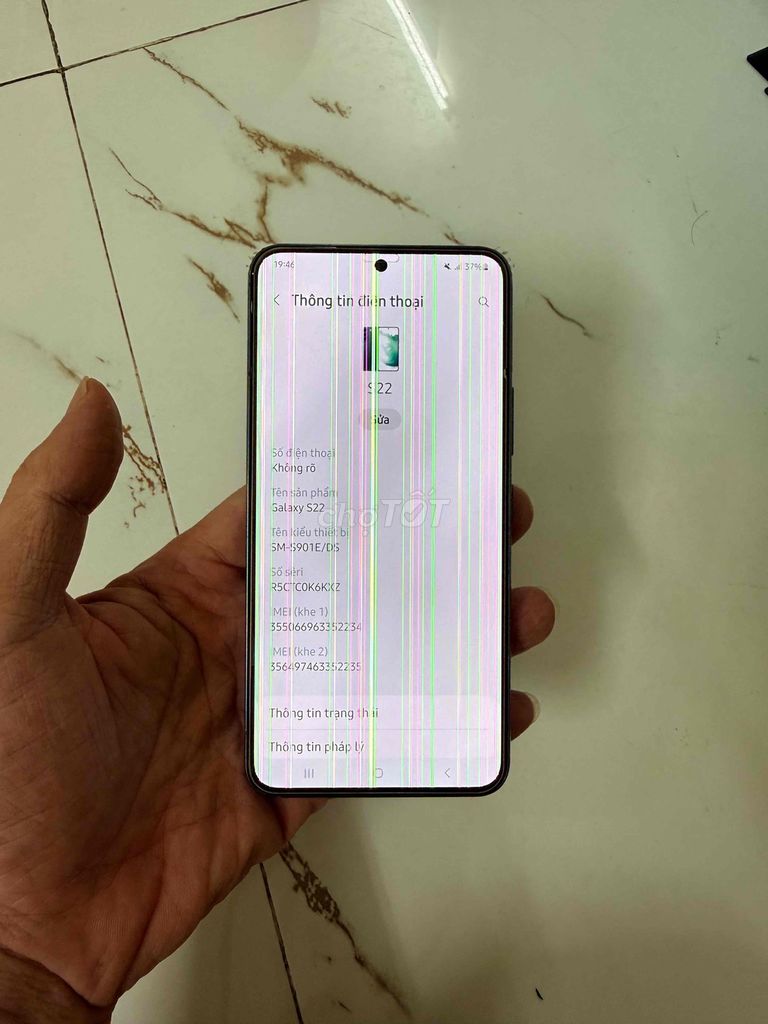 Bán Samsung S22 bản Việt zin đẹp hỏng màn. Mua bán Điện thoại tại Quận Hà Đông Hà Nội được đăng bởi Mạnh Mobile hình 1