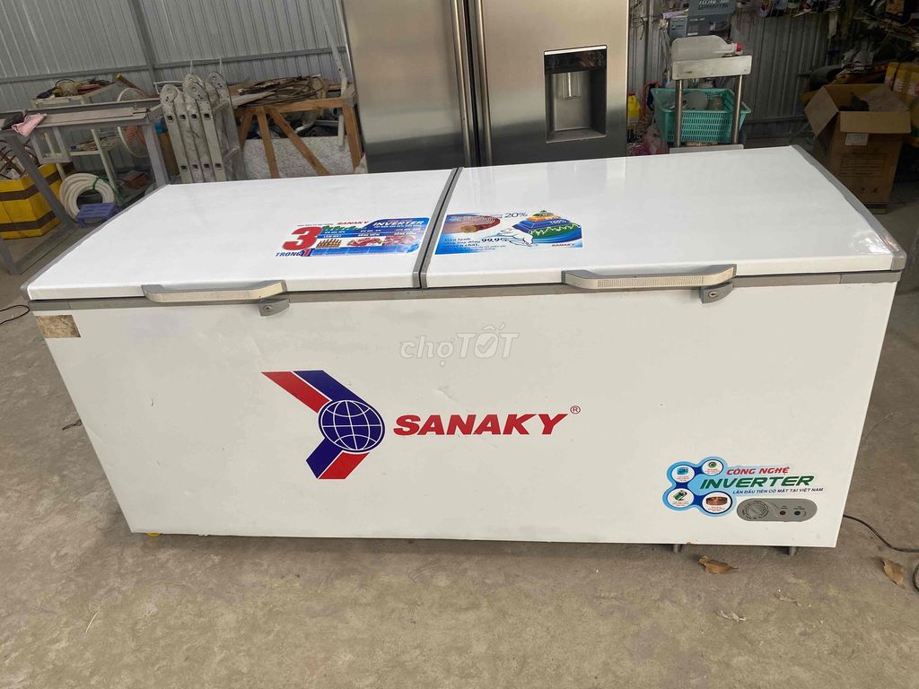 Tủ đông Sanaky 761L Inverter Trắng. Mua bán Tủ lạnh tại Quận Cái Răng Cần Thơ được đăng bởi Điện Lạnh Hữu Tài hình 1