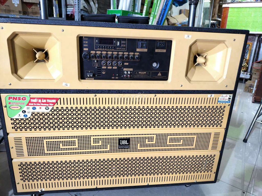 Loa karaoke JBL Vàng. Mua bán Tivi, Âm thanh tại Thành phố Ngã Bảy Hậu Giang được đăng bởi Minh Luân hình 1