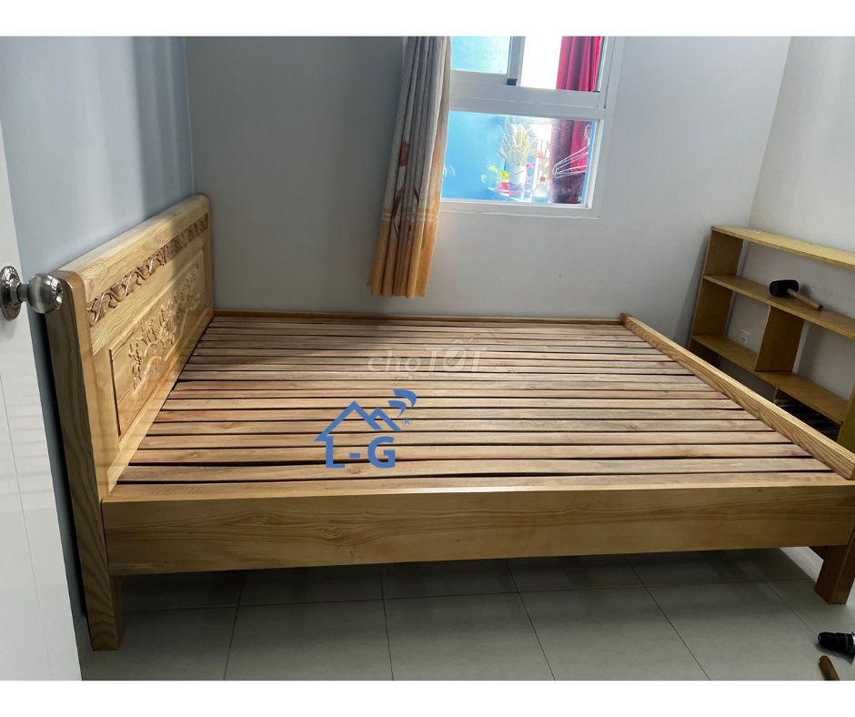 Giường gỗ sồi Giường gỗ sồi Giường gỗ sồi Giường. Mua bán Giường, chăn ga gối nệm tại Huyện Bình Chánh Tp Hồ Chí Minh được đăng bởi Lâm Gia Home hình 1