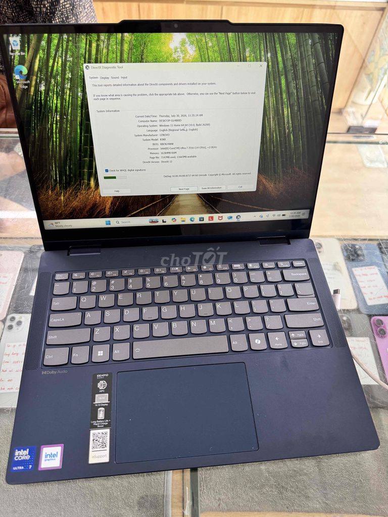 Lenovo Ideapad 5 2in1 Ultra 7 16GB 1TB SSD. Mua bán Laptop tại Quận Đống Đa Hà Nội được đăng bởi Lê Khuyến hình 1