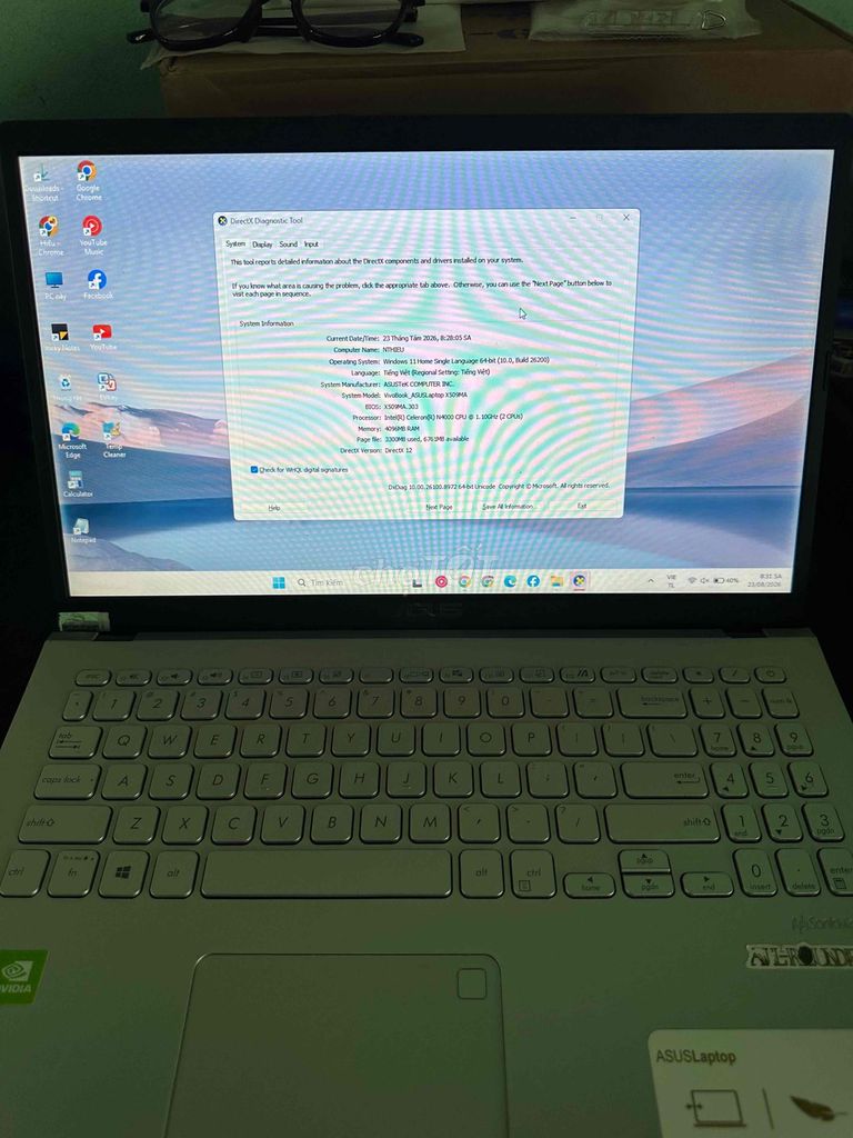 Asus Vivobook X509MA Intel 4GB Windows 11 Home Bạc. Mua bán Laptop tại Huyện Bình Chánh Tp Hồ Chí Minh được đăng bởi Nguyễn Trung Hiếu hình 1