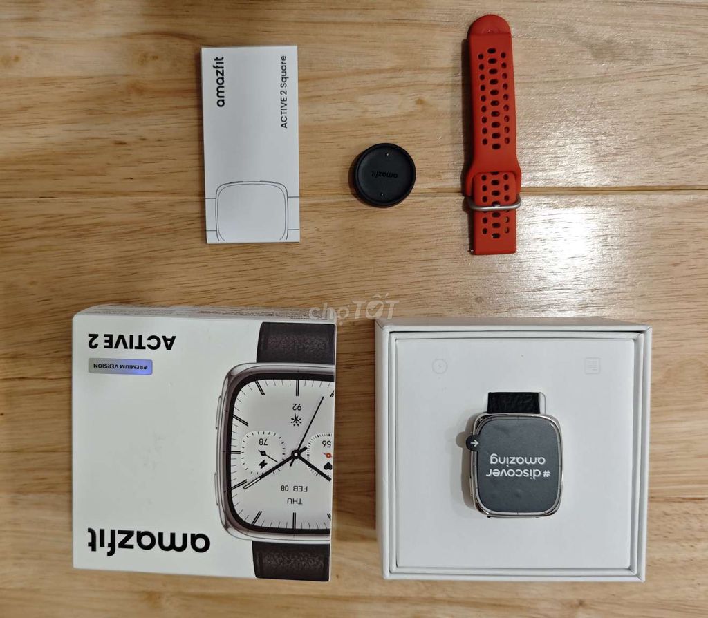 Amazfit Active 2 SquareSapphire, Fullbox, mới 99%. Mua bán Thiết bị đeo thông minh tại Thành phố Thủ Đức Tp Hồ Chí Minh được đăng bởi Tạo Tín hình 1