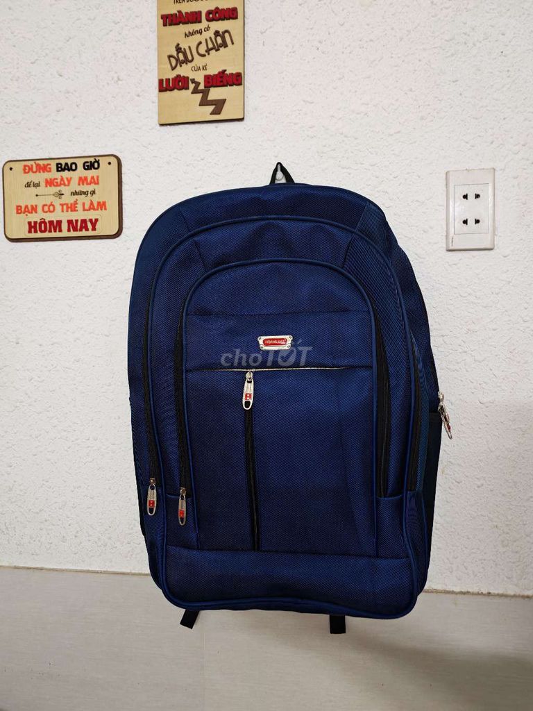 Balo laptop vải xanh dương. Mua bán Túi xách tại Thành phố Thủ Đức Tp Hồ Chí Minh được đăng bởi Trường hình 1
