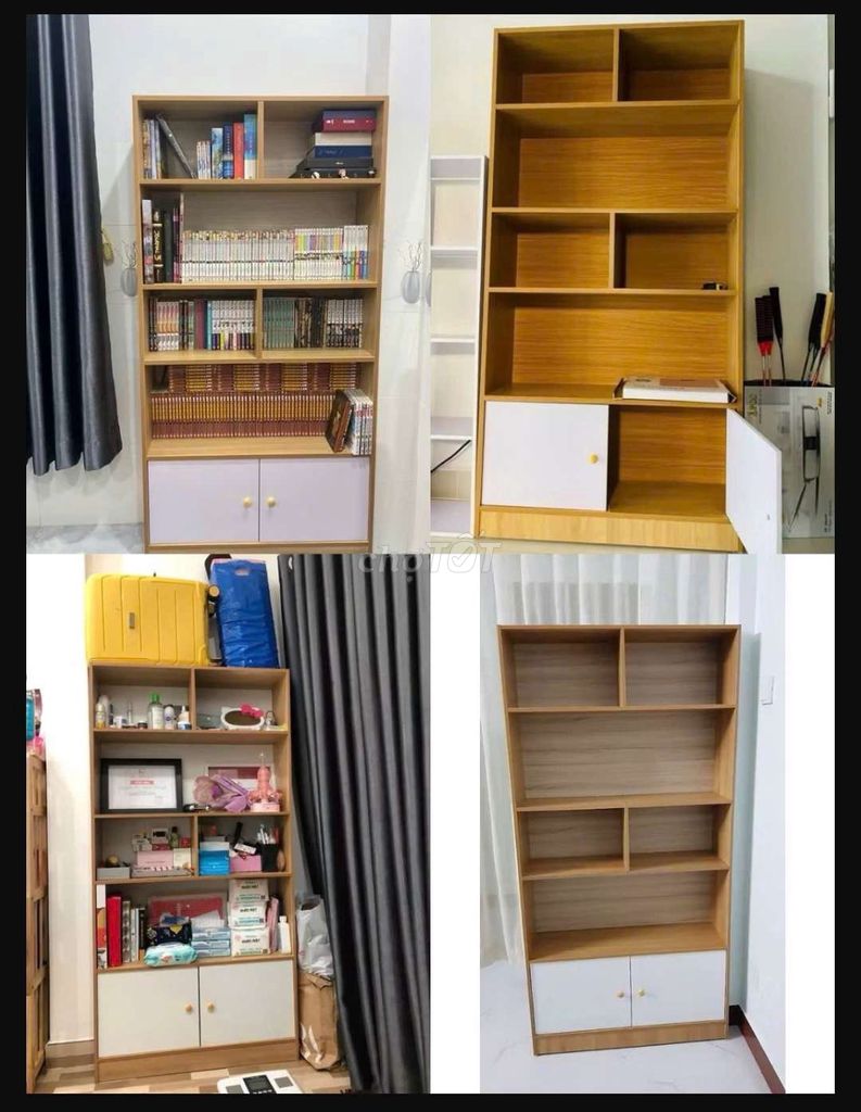 Kệ sách chữ U 2cánh size lớn 160x80x24cm 699k. Mua bán Tủ, kệ gia đình tại Quận Thanh Khê Đà Nẵng được đăng bởi Gia Dụng Thủy Lê hình 1