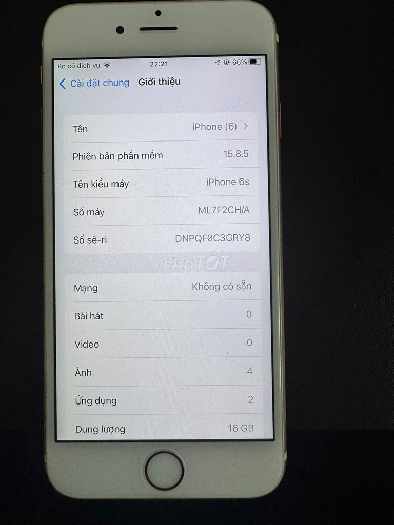 Apple iPhone 6s 16GB Vàng hồng. Mua bán Điện thoại tại Quận Hoàng Mai Hà Nội được đăng bởi lâm hình 1